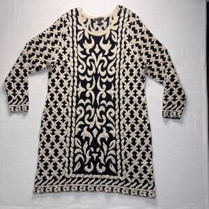 Curvy Woman Colorblock 3X Sweater Dress